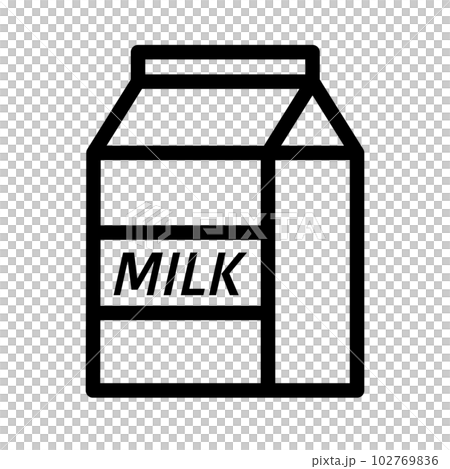 牛奶盒圖標 牛奶盒圖標 102769836