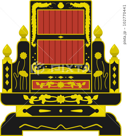 沖縄県の位牌トートーメーのイメージイラスト 102770441