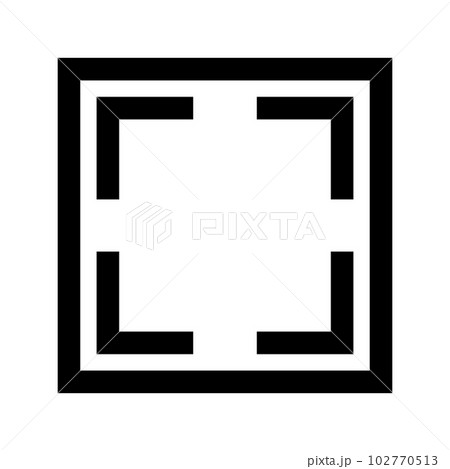 スキャンのアイコン。データ読み取り。ベクター。 スキャンのアイコン。データ読み取り。ベクター。 102770513