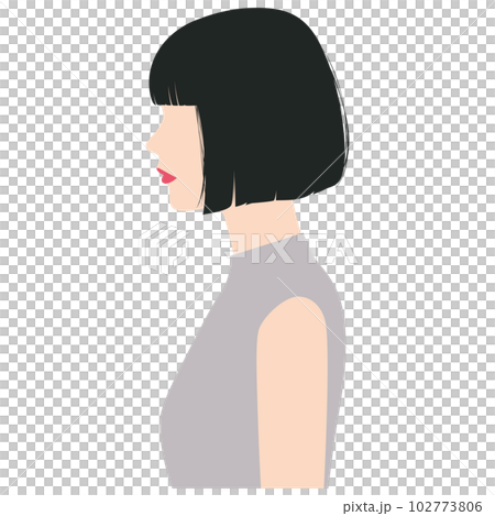 Short hair woman ② 102773806