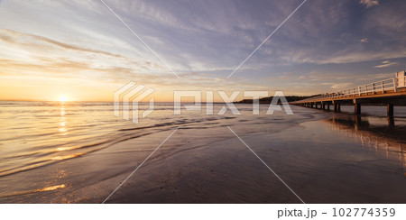 Granite Island Causeway in Victor Harbor in Australia 102774359