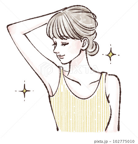 人物,女性のイラスト,脇,ワキガ,ワキの黒ずみ,脱毛,レーザー脱毛,光脱毛,エステ脱毛,サロン脱毛, 人物,女性のイラスト,脇,ワキガ,ワキの黒ずみ,脱毛,レーザー脱毛,光脱毛,エステ脱毛,サロン脱毛, 102775010