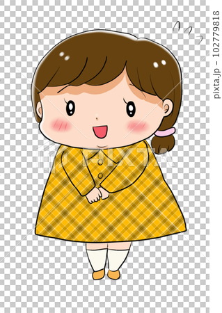 恥ずかしそうに笑う女性 恥ずかしそうに笑う女性 102779818