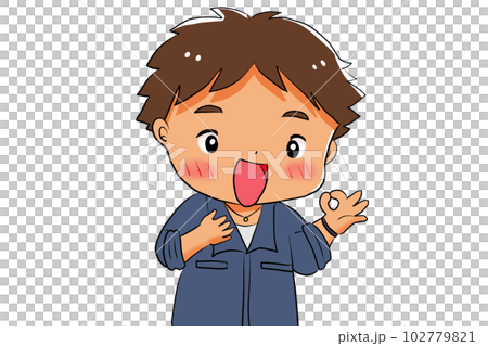 話をする男性 話をする男性 102779821