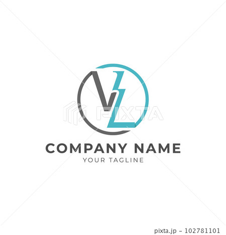 Initial Letter VL LV Linked Logo Design Graphic by Mlaku Banter