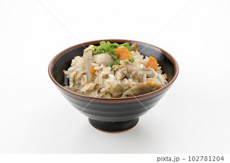 鶏とごぼうの炊き込みご飯 鶏とごぼうの炊き込みご飯 102781204