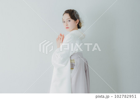 袴　卒業式　白　 102782951