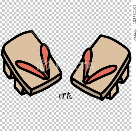 Color illustration of clogs 102783105