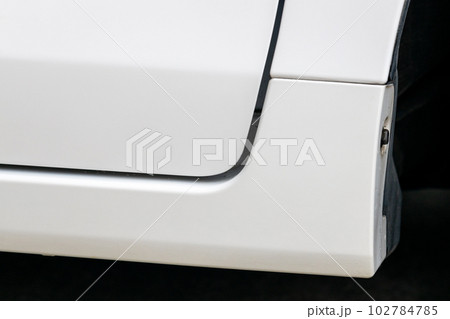 自動車のサイドの鉄粉除去の後 自動車のサイドの鉄粉除去の後 102784785