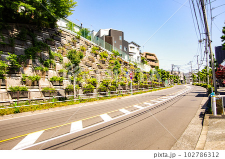 自宅近くの急な坂道 自宅近くの急な坂道 102786312