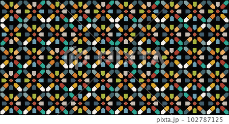 Geometry minimalistic trendy pattern. retro style background. for fabric, cloth, cover, web banner, business presentation or branding. Geometry minimalistic trendy pattern. retro style background. for fabric, cloth, cover, web banner, business presentation or branding. 102787125