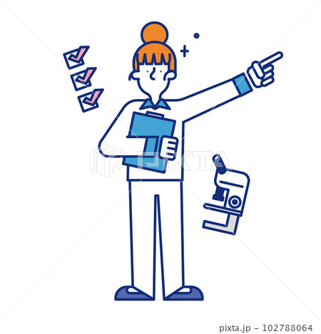 品質管理の職種で働く女性 102788064