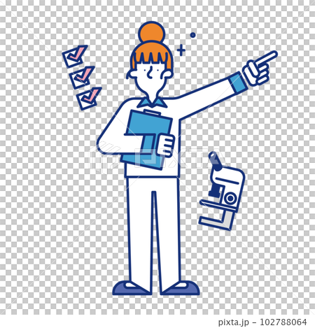 品質管理の職種で働く女性 102788064