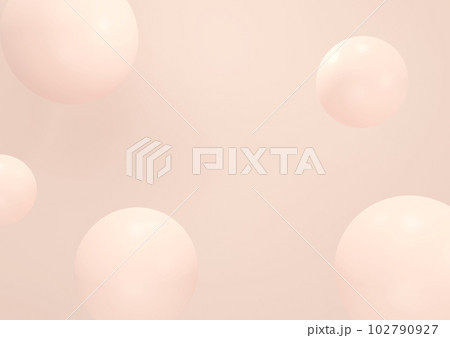 肌色の球体パターンの背景イラスト素材 肌色の球体パターンの背景イラスト素材 102790927