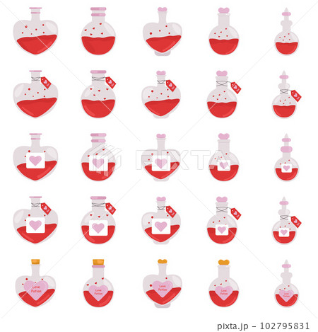 Illustration of potion love 102795831