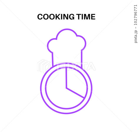 Cooking time emblem Cooking time emblem 102796771