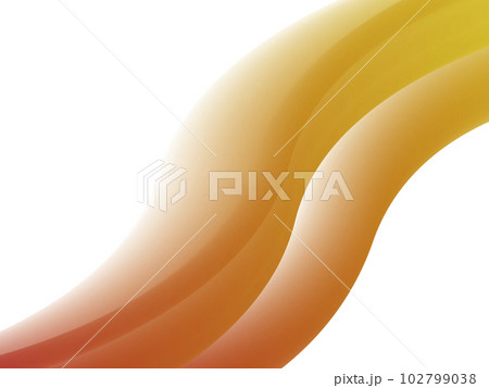 背景　オレンジ色の光のうねり 102799038