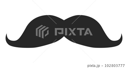 Dapper Moustache Beard style men illustration Facial hair mustache. Vector black male Fashion template flat barber Dapper Moustache Beard style men illustration Facial hair mustache. Vector black male Fashion template flat barber 102803777