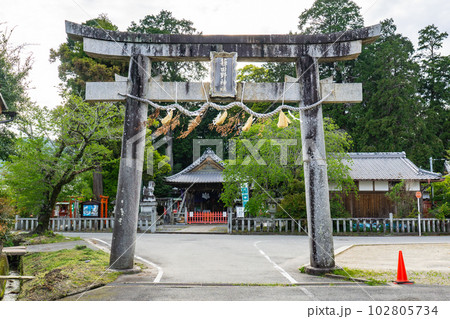 京都府亀岡市の薭田野神社 鳥居 京都府亀岡市の薭田野神社 鳥居 102805734