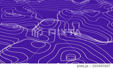 Purple 3D Topographic map background concept...のイラスト素材 [102805807] - PIXTA