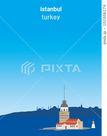 イスタンブール　istanbul　乙女の塔　maiden's　tower　トルコ　turkey 102806274