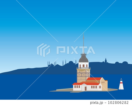 イスタンブール istanbul 乙女の塔 maiden's tower トルコ turkey イスタンブール istanbul 乙女の塔 maiden's tower トルコ turkey 102806282
