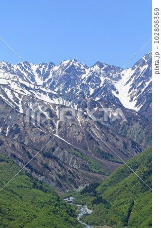 5月の白馬岩岳マウンテンリゾートから望む北アルプス 5月の白馬岩岳マウンテンリゾートから望む北アルプス 102806369