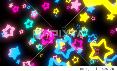 星 VJ ポップ パステルカラー カラフル ネオン [別Verあり] 102808176