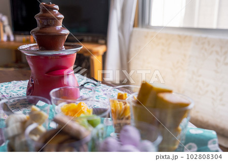 【#パーティ】チョコレートフォンデュ 102808304