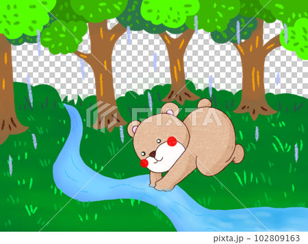 童謡　あめふりくまのこ 102809163