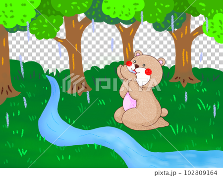 Nursery Rhyme Amefuri Kumanoko 102809164