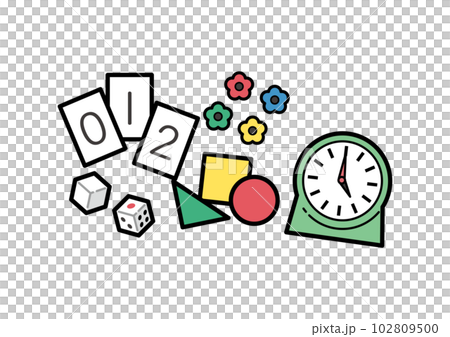 算数セットのイラスト 算数セットのイラスト 102809500