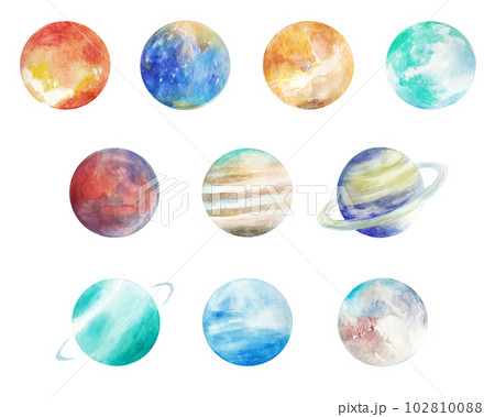 抽象的な花と地球のパステル画 A4サイズ 地球のパステル画 A4サイズ宙花 地球のパステル画 A4サイズ宙花 抽象的