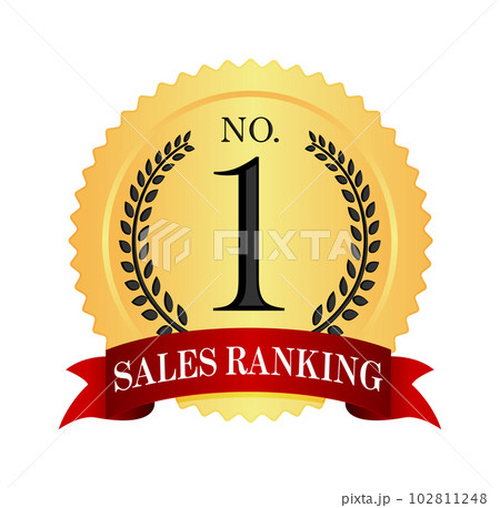 ナンバー1 / No.1 メダルアイコンイラスト / セールスランキング ナンバー1 / No.1 メダルアイコンイラスト / セールスランキング 102811248