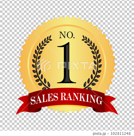 ナンバー1 / No.1 メダルアイコンイラスト / セールスランキング ナンバー1 / No.1 メダルアイコンイラスト / セールスランキング 102811248