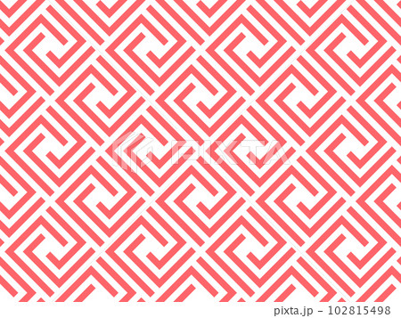 Abstract geometric pattern. A seamless vector background. White and pink ornament. Graphic modern pattern. Simple lattice graphic design 102815498