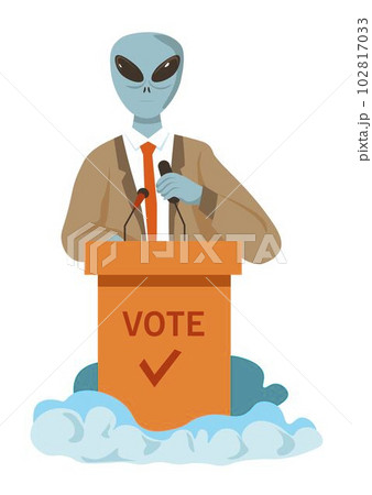 Conspiracy theory, alien balloting as president Conspiracy theory, alien balloting as president 102817033