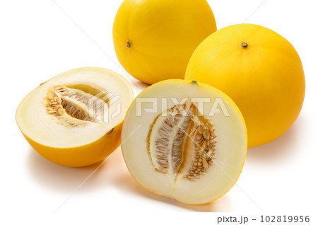 黄色いイエローキングメロン 102819956