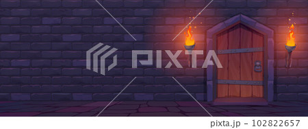 Castle dungeon wall cartoon background for game Castle dungeon wall cartoon background for game 102822657