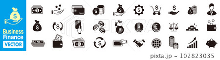 line icon of Vector business and finance 102823035
