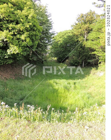 箕輪城跡　大堀切 102824021