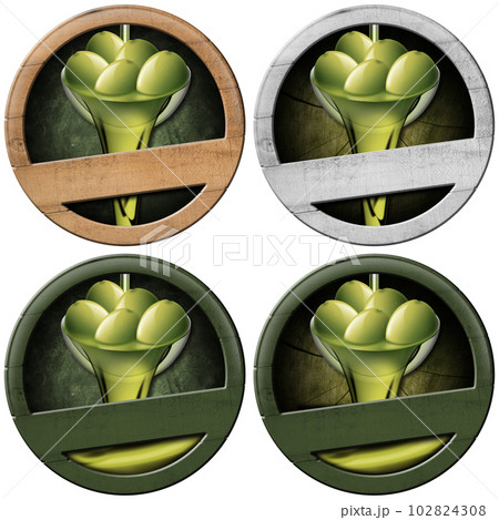 Wooden Signs with Green Olives and Olive Oil and Copy Space 102824308