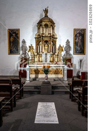 Interior of Cathedral of Santa Ana in Las Palmas, Canary Islands, Spain. 102826869