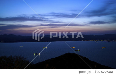 函館山から見た夜景 函館山から見た夜景 102827588