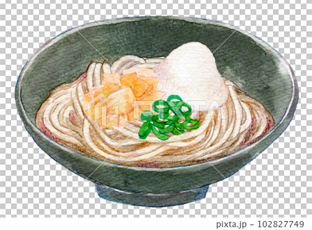 越前蕎麥麵水彩插圖手繪插圖 越前蕎麥麵水彩插圖手繪插圖 102827749