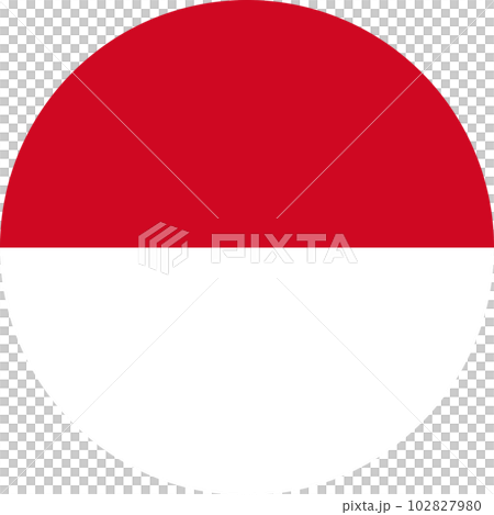 round Monegasque flag of Monaco round Monegasque flag of Monaco 102827980