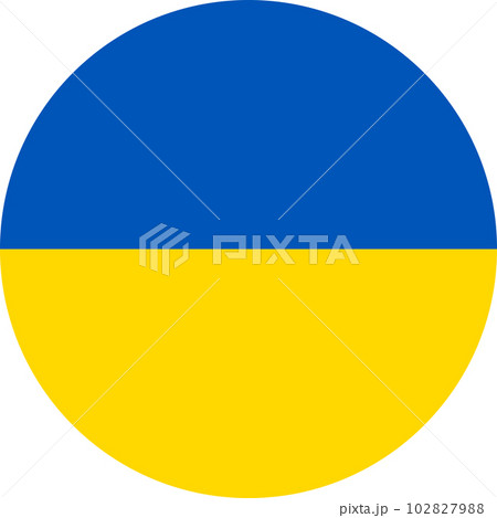 round Ukrainian flag of Ukraine round Ukrainian flag of Ukraine 102827988
