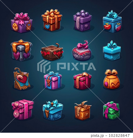 win gift box game ai generatedのイラスト素材 [102828647] - PIXTA