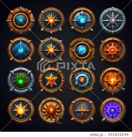 map compass game ai generated 102829294