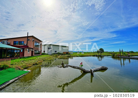 北海道江別市の体験牧場 アースドリーム角山農場の風景 102830519